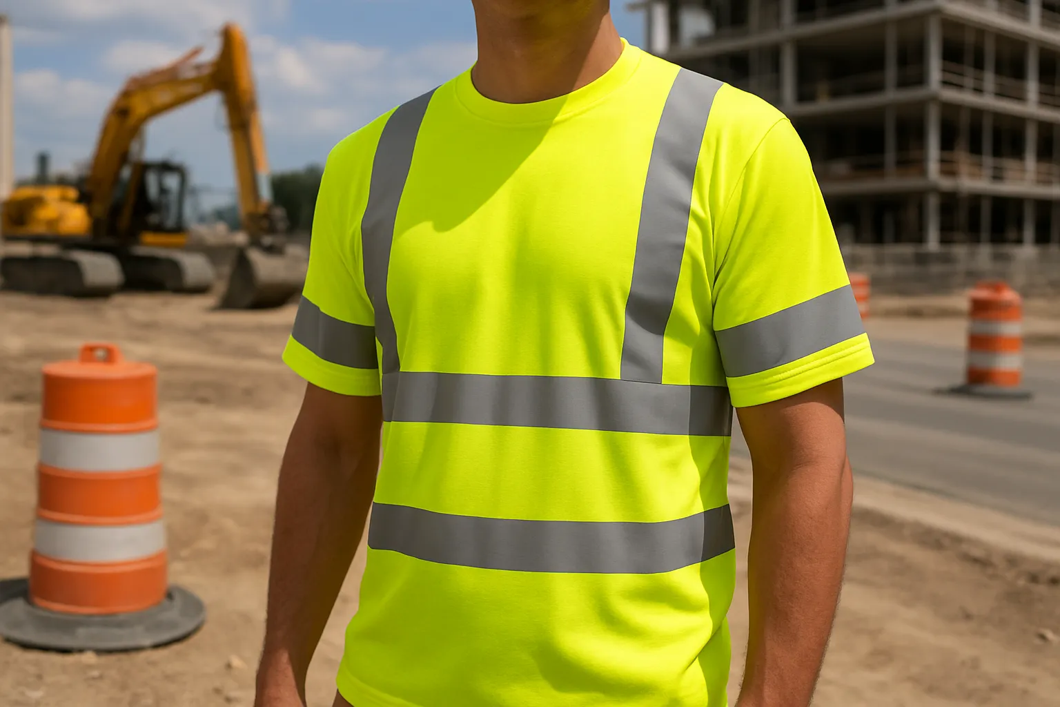 The Importance of Hi-Vis T-Shirts in Construction: Enhancing Visibility and Safety